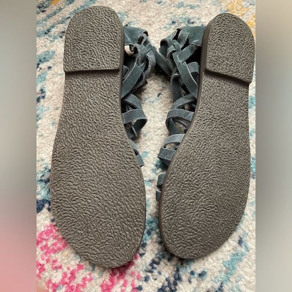 NWT Rebels Jonah Suede Gladiator Sandal in Blue 8 - Picture 7 of 10